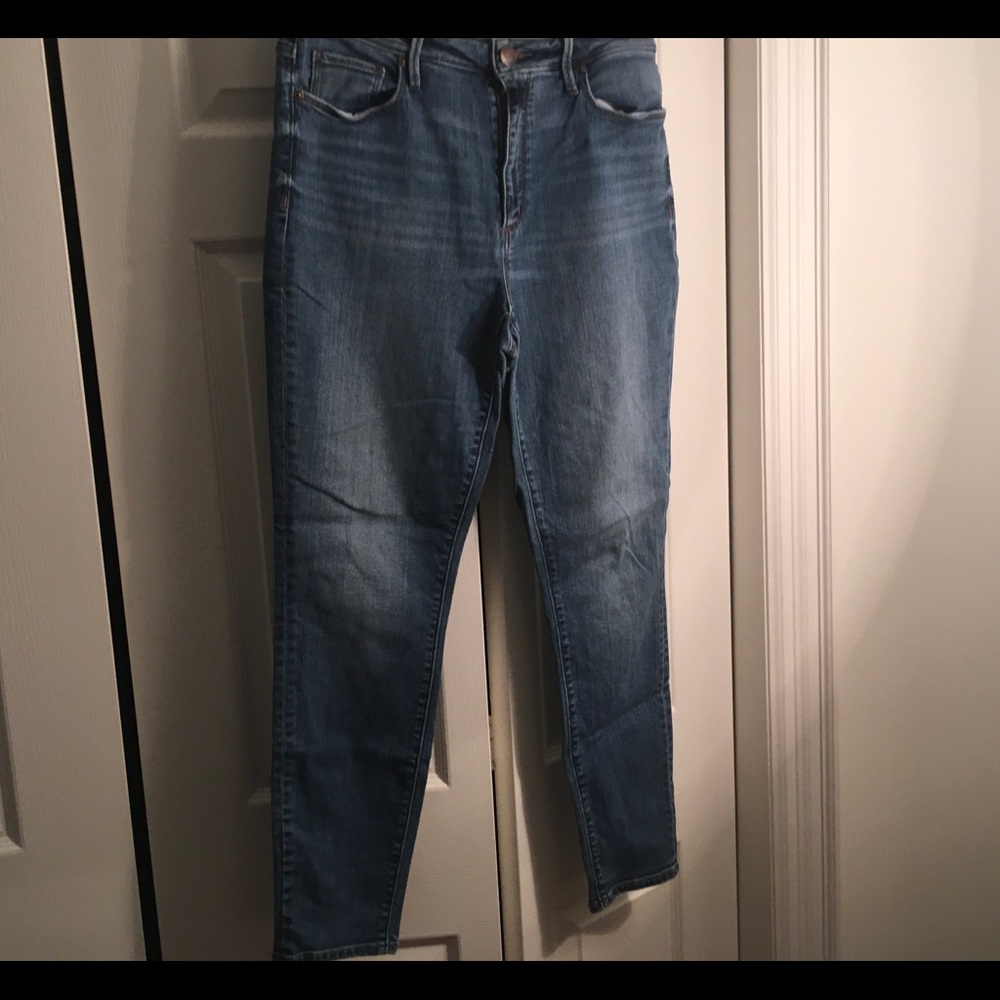 Loft jeans curvy high waist skinny ankle